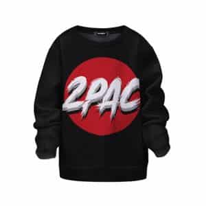 American Rapper 2Pac Logo Design Dope Children Sweatshirt
