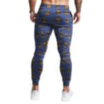 American Rapper Biggie Crowned Head Cartoon Pattern Joggers
