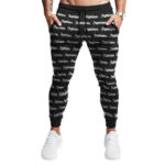 American Rapper Notorious B.I.G. Name Pattern Epic Joggers