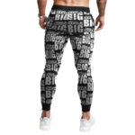 American Rapper Notorious BIG Name Pattern Badass Joggers