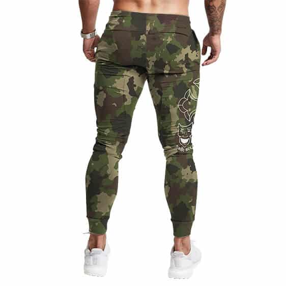 Awesome Tupac Shakur Body Tattoos Camouflage Jogger Pants