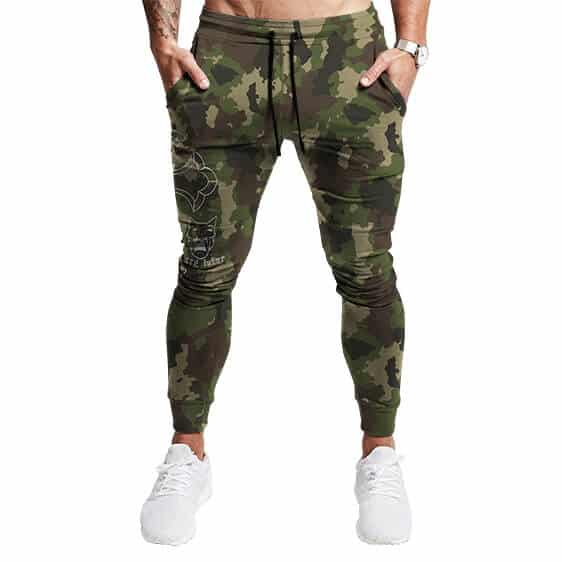 Awesome Tupac Shakur Body Tattoos Camouflage Jogger Pants