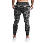 B Is For Biggie Smalls Dope Pattern Black Jogger Pants