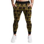 Biggie It Was All A Dream Drip Typography Art Pattern Joggers