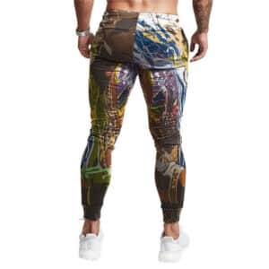 Biggie Smalls Counting Money Abstract Painting Art Joggers