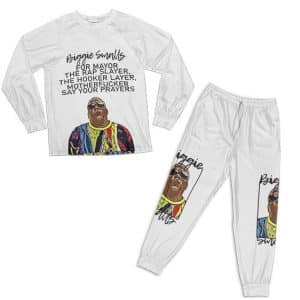 Biggie Smalls For Mayor The Rap Slayer Pyjamas Set