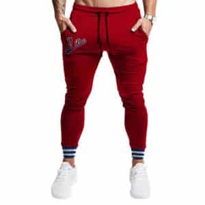 Classic 2Pac Collection 90 Shakur Dope Red Jogger Sweatpants