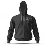 Classic Snoop Dogg Braids Icon And Silhouette Zip Hoodie