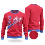 Classic The Collection 2Pac Logo Red Wool Sweatshirt