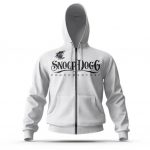 Doggumentary Studio Album Snoop Dogg White Zip Up Hoodie