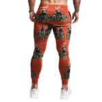 Dope Crowned Biggie Smalls Juicy Artwork Orange Jogger Pants