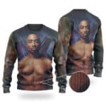 Dope Tupac Makaveli Galaxy Art Tribute Wool Sweater