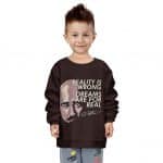 Dreams Are For Real 2Pac Makaveli Artwork Kids Sweatshirt