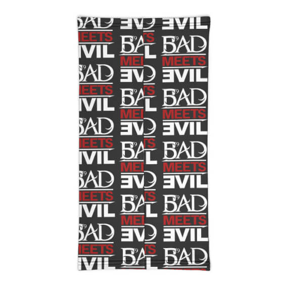 Eminem Royce Da 5'9 Bad Meets Evil Logo Pattern Neck Warmer