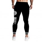 Gangsta Rapper Tupac 2Pac Legacy Logo Black Jogger Pants