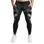 Gangsta Skull Tupac Amaru Rose Money Art Badass Joggers