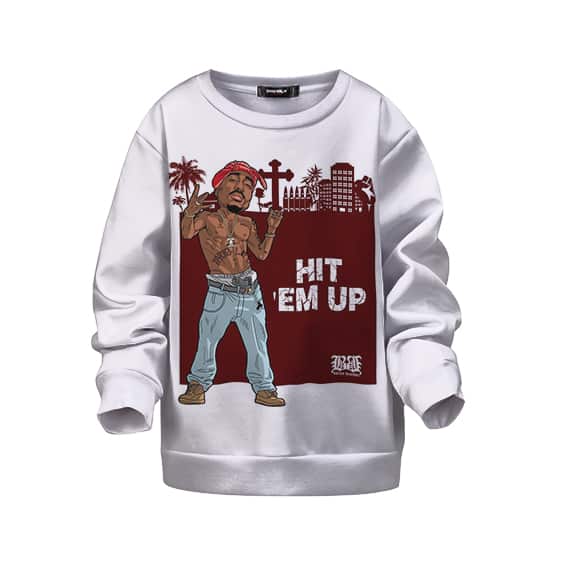 Gangsta Tupac Shakur Hit Em Up Dope Children Sweatshirt