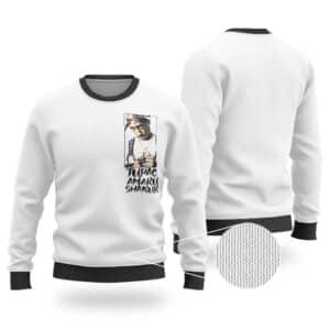 Iconic Rapper Tupac Amaru Shakur Portrait Art Wool Sweatshirt