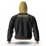 Leafs By Snoop Dogg Gold Marijuana Brand Logo Zip Up Hoodie