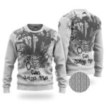 Only God Can Judge Me 2Pac Monochrome Art Wool Sweatshirt