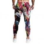 Rap Icon 2Pac Shakur Multicolor Graffiti Art Cool Joggers