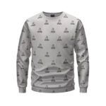 Rap Icon Biggie Smalls Pattern Crewneck Sweatshirt
