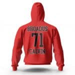 Snoop Dogg Broadus Calvin 1971 Tribute Red Zip Up Hoodie