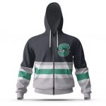 Snoop Dogg Hockey Uniform Theme Cool Zip Up Hoodie Jacket