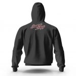 Snoop Doggy Dogg Cartoonized Logo Black Zip Up Hoodie