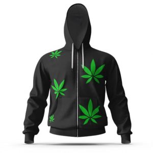 Snoop Doggy Dogg Marijuana Leaf Icon Amazing Zip Hoodie