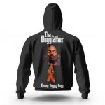 Tha Doggfather Snoop Dogg Classic Portrait Zip Up Hoodie