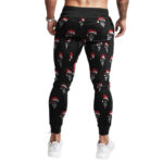 The Notorious B.I.G. Wearing Santa Hat Parody Funny Joggers