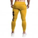 Thug Life 2Pac Shakur Cartoon Art Yellow Jogger Pants