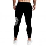 Thug Life Tupac Makaveli Minimalist Head Logo Black Joggers