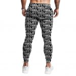 Thug Life Tupac Tattoo Pattern Black And White Epic Joggers
