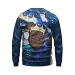 Trippy Galaxy Head King Biggie Smalls Dope Sweater