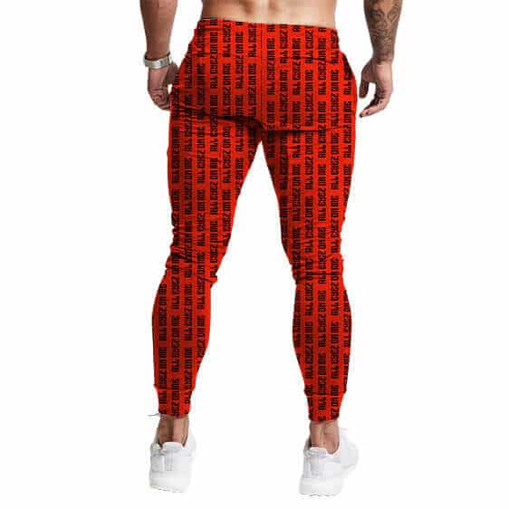Tupac All Eyez On Me Typography Pattern Art Epic Joggers
