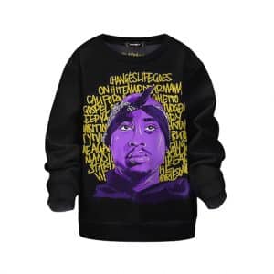 Tupac Amaru Shakur Greatest Songs Art Stylish Kids Sweatshirt