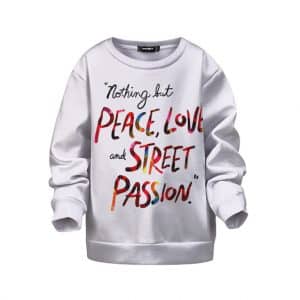 Tupac Amaru Thugz Mansion Lyrics Art White Children Sweater