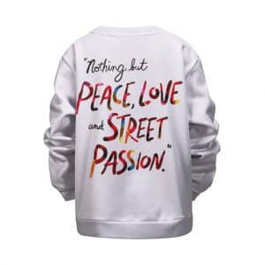 Tupac Amaru Thugz Mansion Lyrics Art White Children Sweater