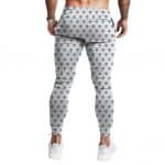 Tupac Cartoon Head Cut-Out Minimalist Pattern Jogger Pants