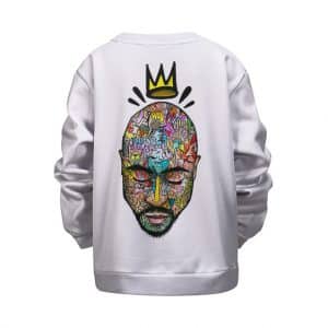 Tupac Makaveli Abstract Tribute Art Stylish Kids Sweatshirt