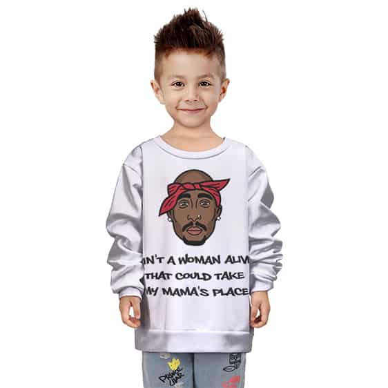 Tupac Makaveli Dear Mama Song Lyrics White Children Sweater