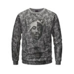 Tupac Shakur And Biggie Gangsta Art Crewneck Sweatshirt
