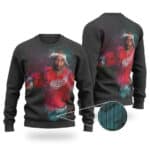 Tupac Shakur Awesome Paint Art Design Wool Sweatshirt