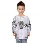 Tupac Shakur Death Year Tribute Abstract Art Kids Sweatshirt