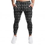 Tupac Typography Ballin Tattoo Design Pattern Jogger Pants