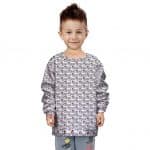 West Coast Rap Artist 2Pac Name Pattern Kids Sweatshirt