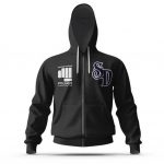 West Side Rapper Snoop Dogg Initials Classic Zip Up Hoodie