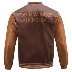 American Musician Stevie Wonder Talking Book Bomber Jacket